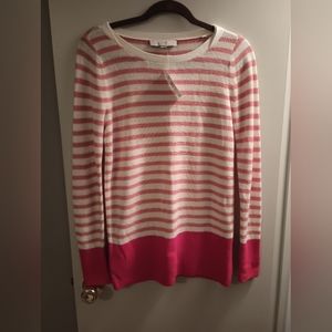 Loft womens stripe sweater NWT size M